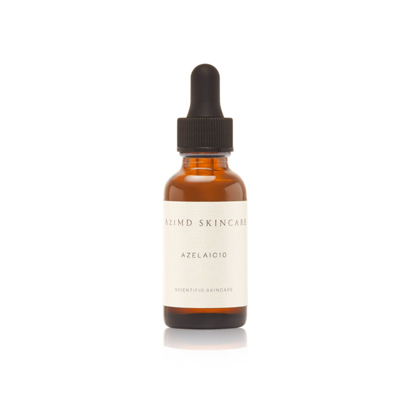 Azelaic10 Serum — Redness and Texture Serum by AziMD Skincare, dermatologist-formulated by Dr. Azadeh Shirazi