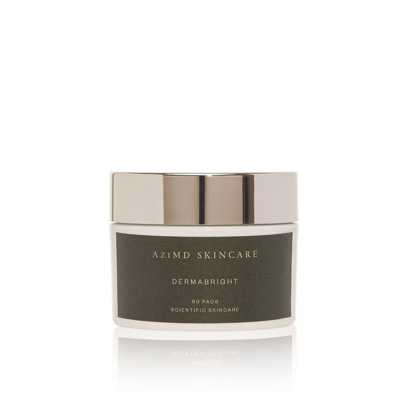 DermaBright MD Pads — Brightening Exfoliant by AziMD Skincare, dermatologist-formulated by Dr. Azadeh Shirazi