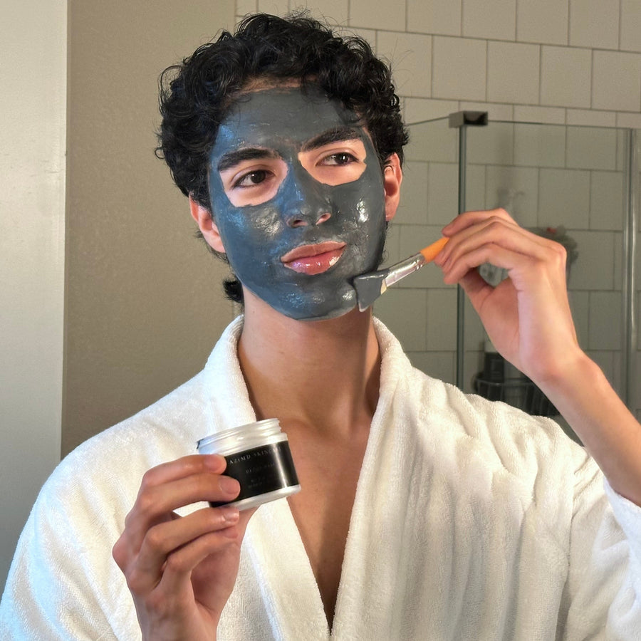 Charcoal Clay Mask - with medicated sulfur - Detox Mask